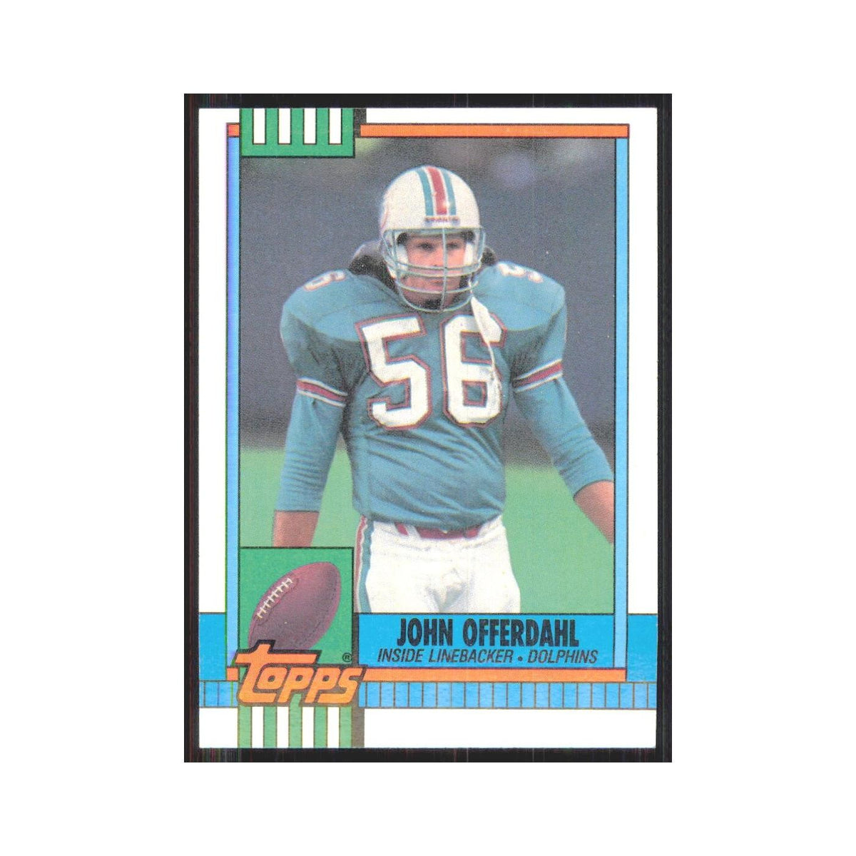 1990 Topps John Offerdahl Dolphins #321