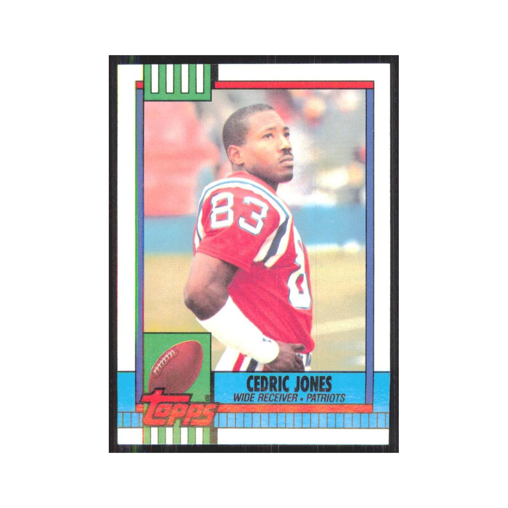 1990 Topps Cedric Jones Patriots #424