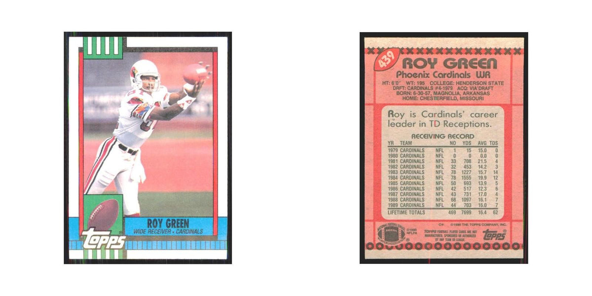 1990 Topps Roy Green Phoenix Cardinals #439