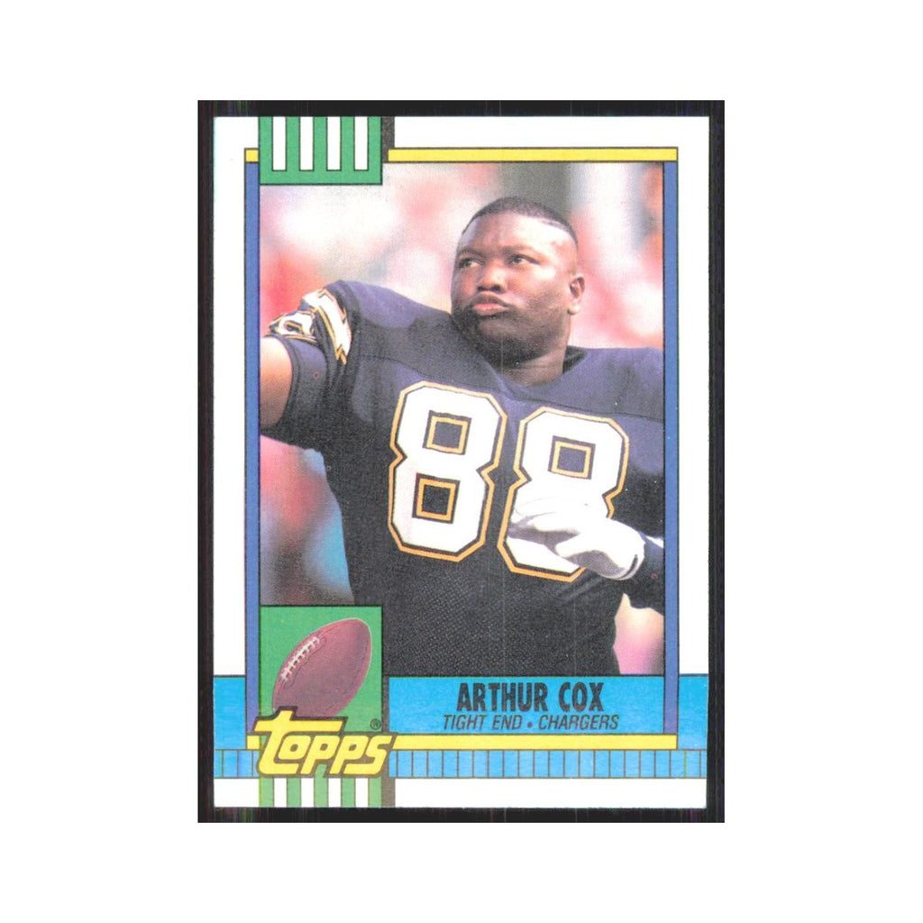 1990 Topps Arthur Cox San Diego Chargers #397