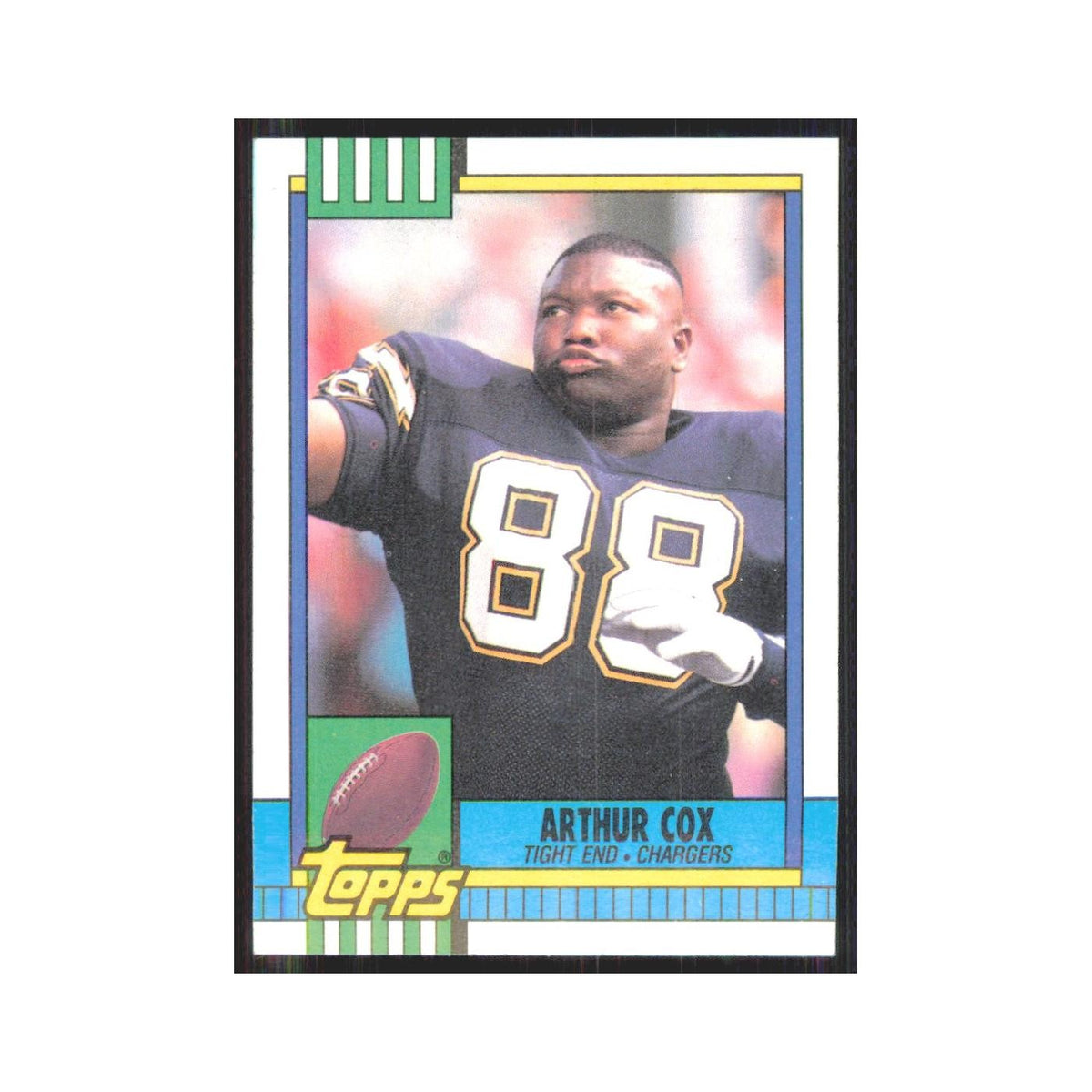 1990 Topps Arthur Cox San Diego Chargers #397