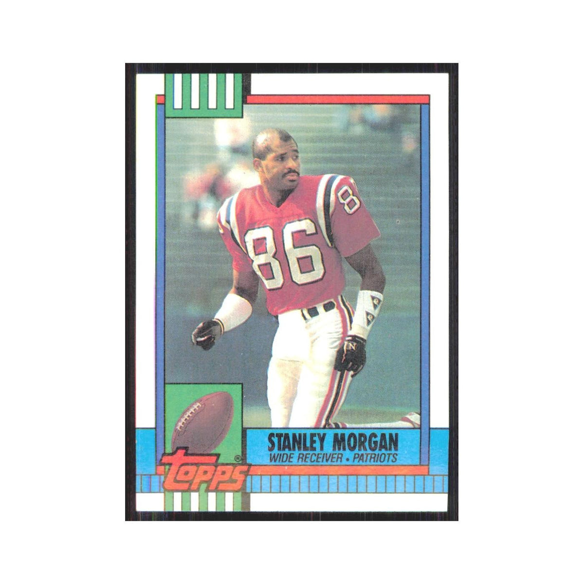 1990 Topps Stanley Morgan Patriots #423