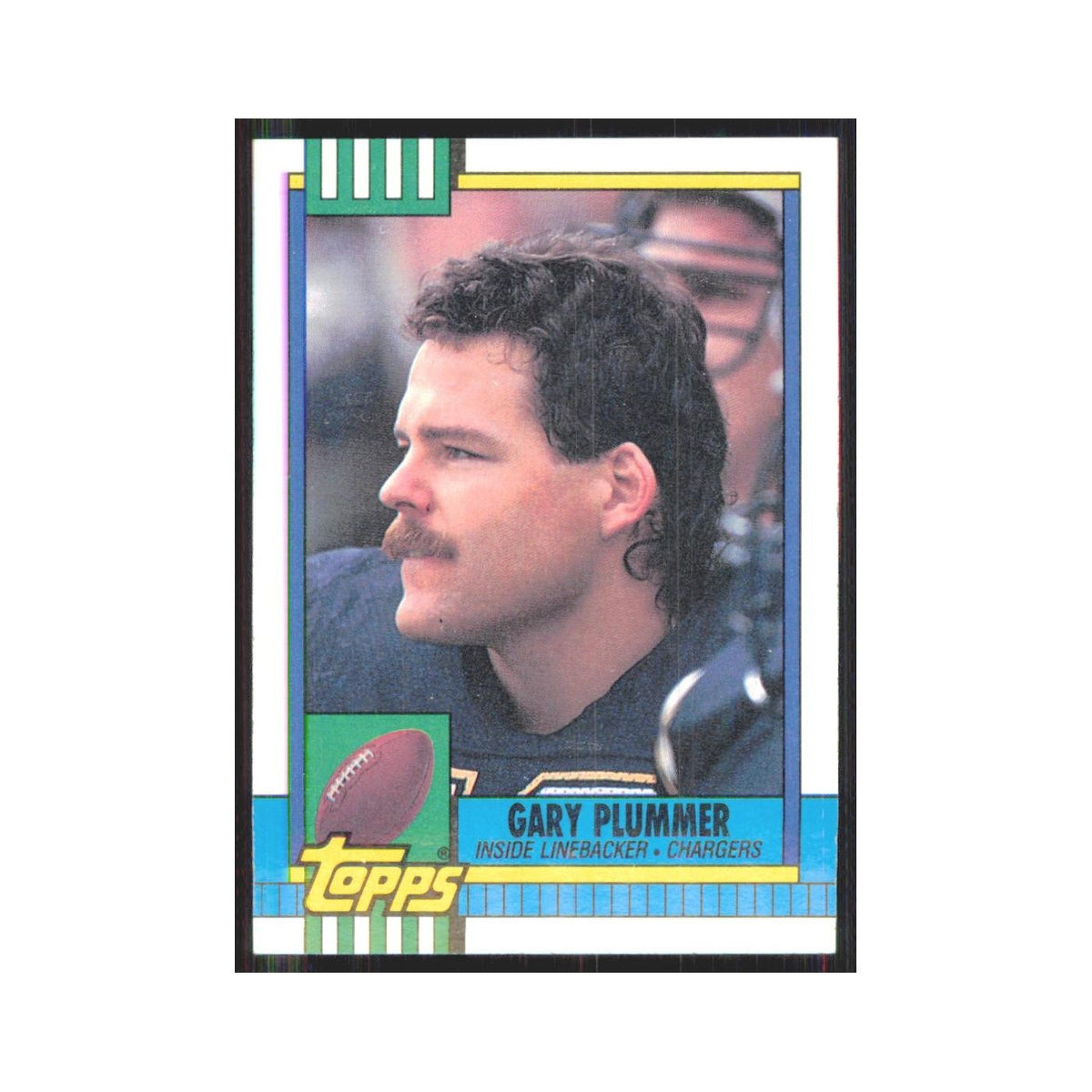 1990 Topps Gary Plummer San Diego Chargers #396