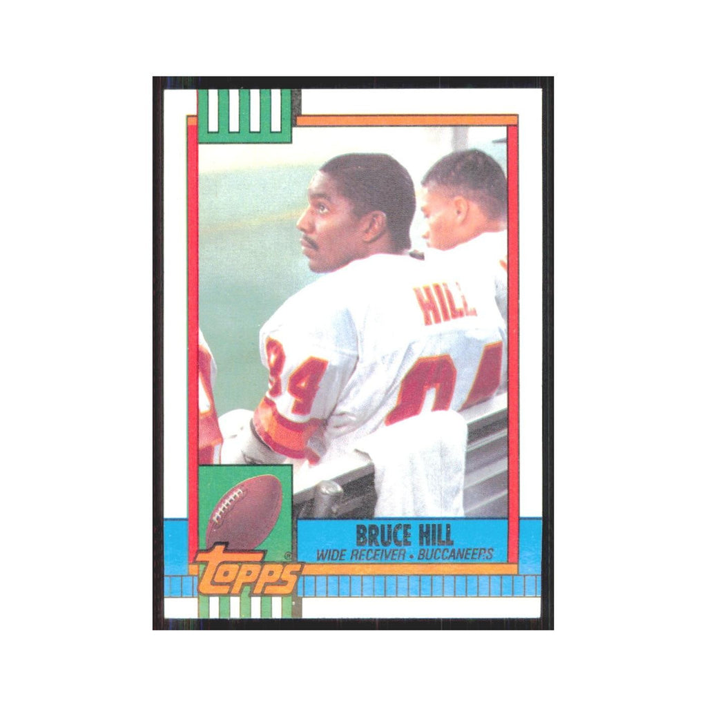 1990 Topps Bruce Hill Buccaneers #408