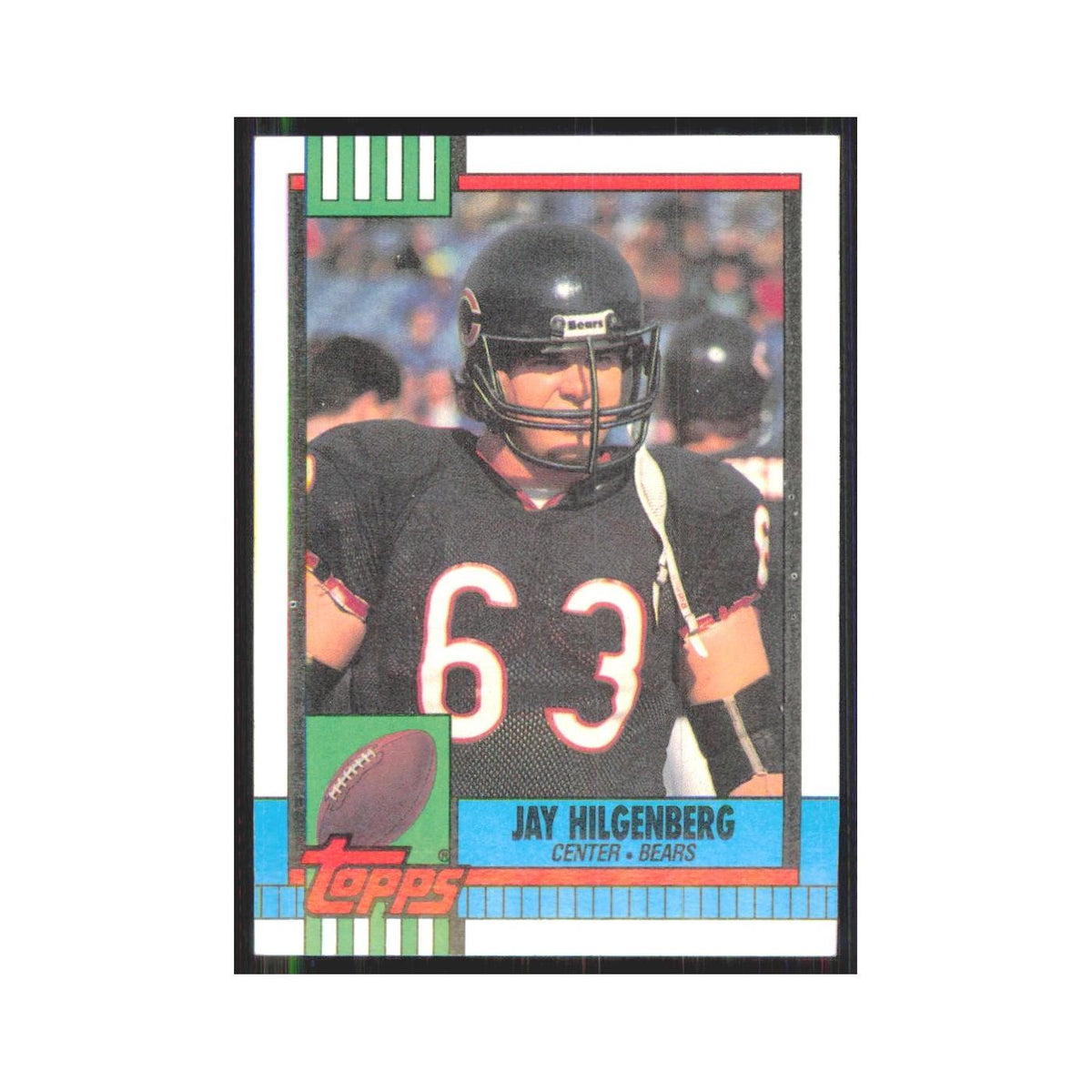 1990 Topps Jay Hilgenberg Bears #378