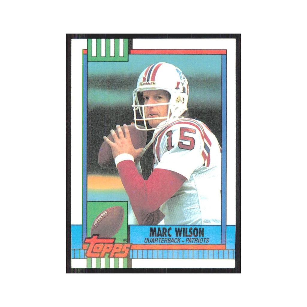 1990 Topps Marc Wilson Patriots #426