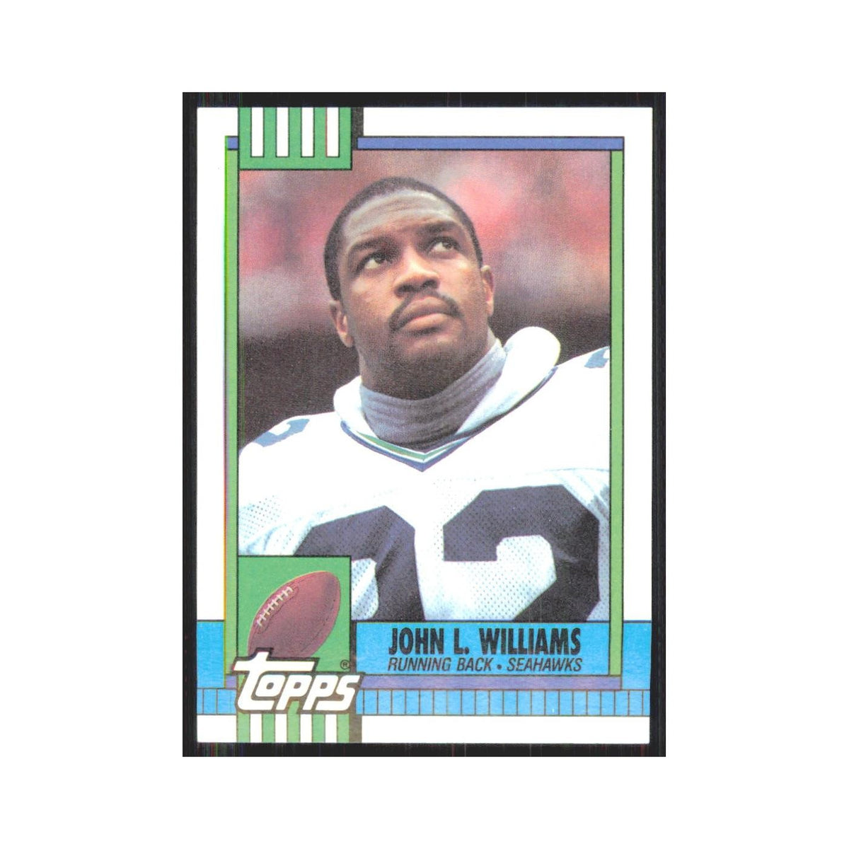 1990 Topps John L. Williams Seahawks #339
