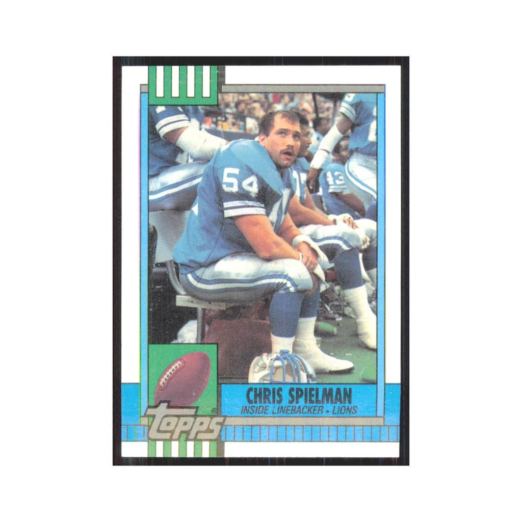 1990 Topps Chris Spielman Lions #353