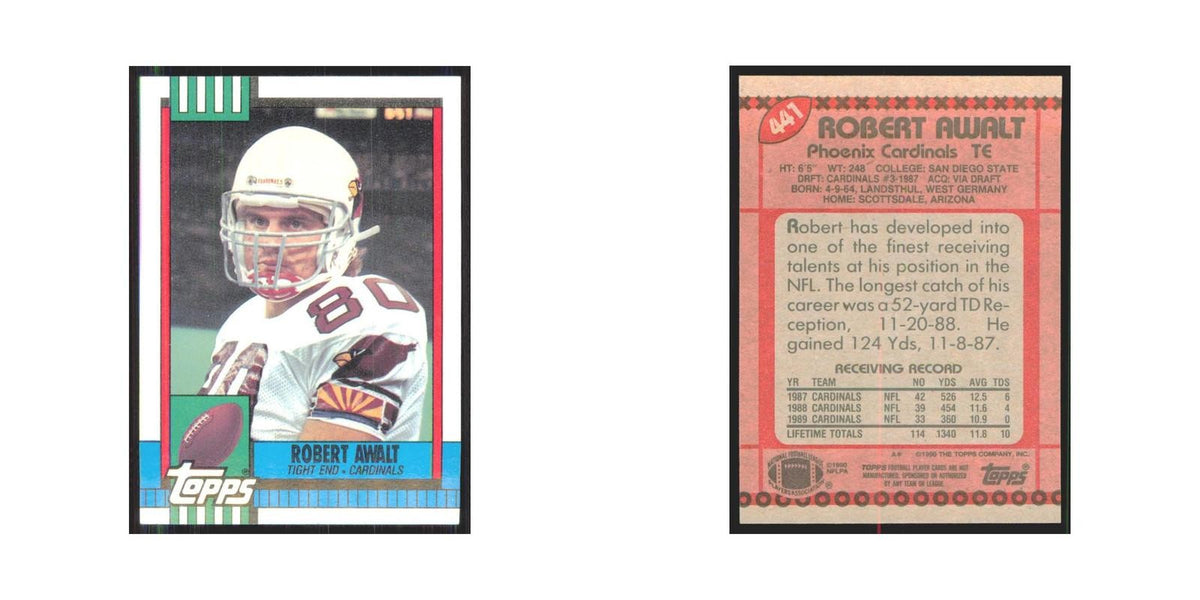 1990 Topps Robert Awalt Phoenix Cardinals #441