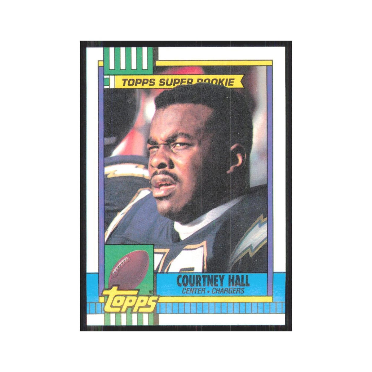 1990 Topps Courtney Hall San Diego Chargers #388