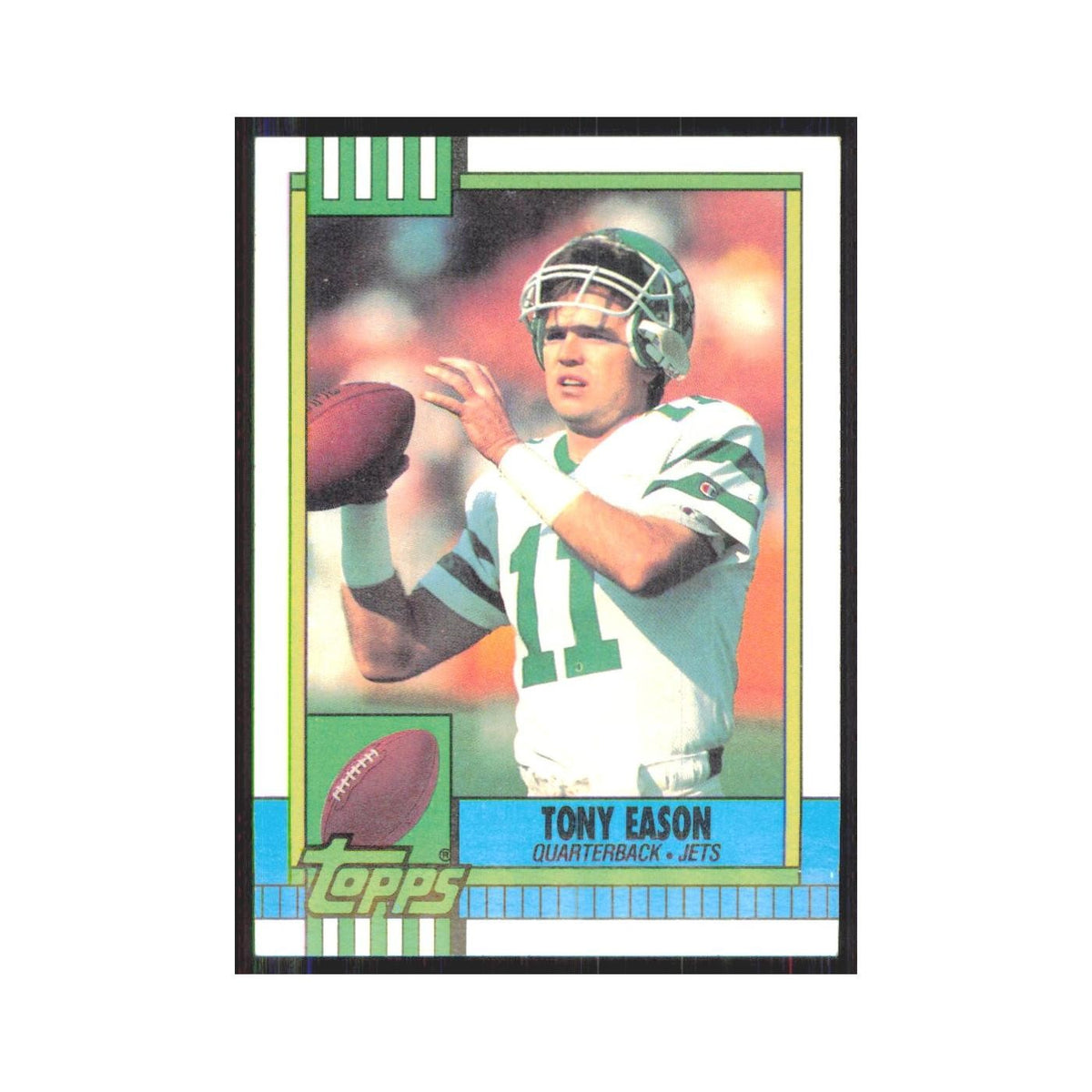 1990 Topps Tony Eason Jets #450