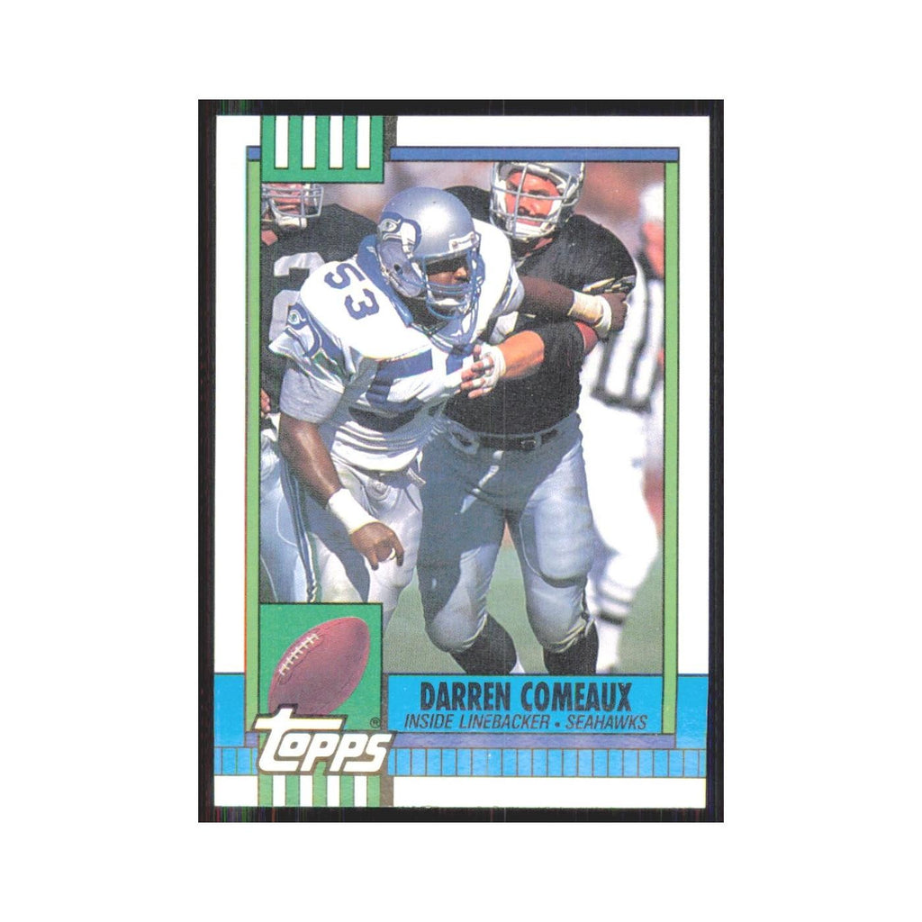1990 Topps Darren Comeaux RC Seahawks #348