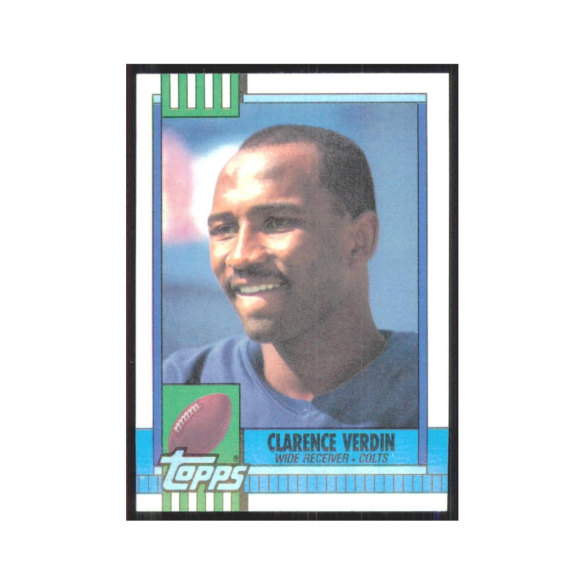1990 Topps Clarence Verdin Colts #307