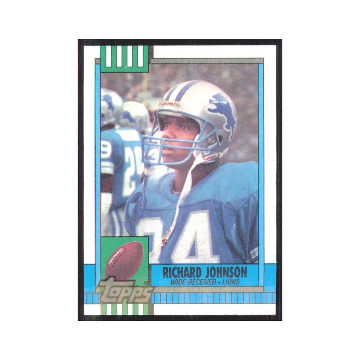 1990 Topps Richard Johnson Lions #350
