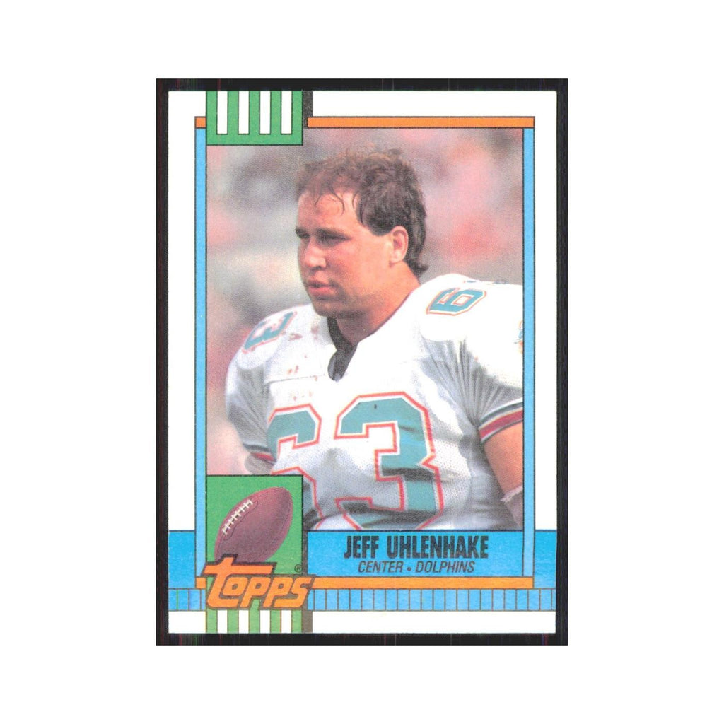 1990 Topps Jeff Uhlenhake Dolphins #332