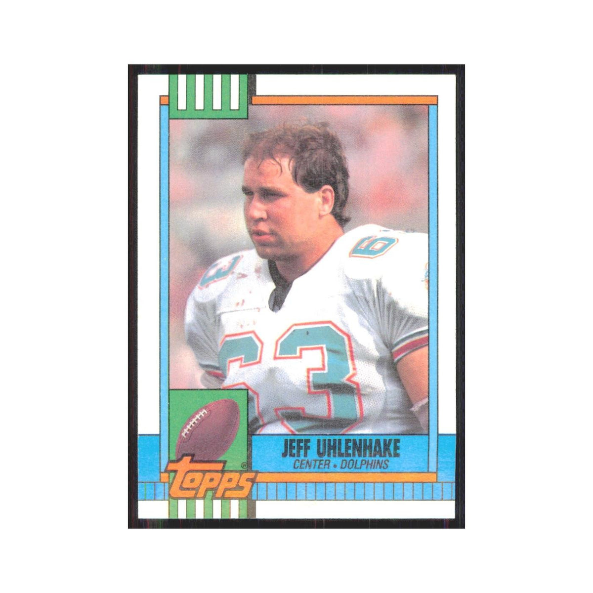 1990 Topps Jeff Uhlenhake Dolphins #332