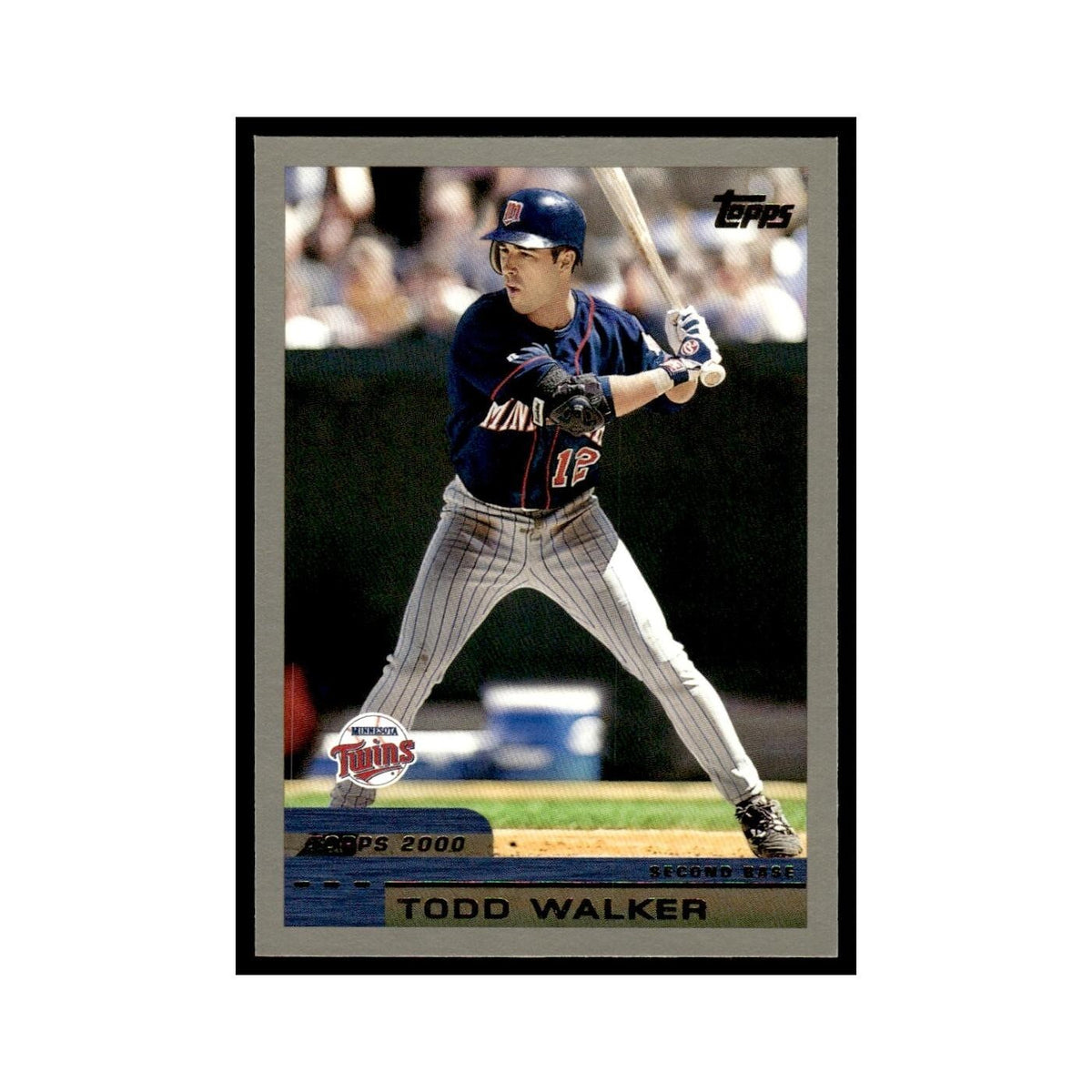 Todd Walker 2000 Topps #57 Minnesota Twins Baseball Card NM