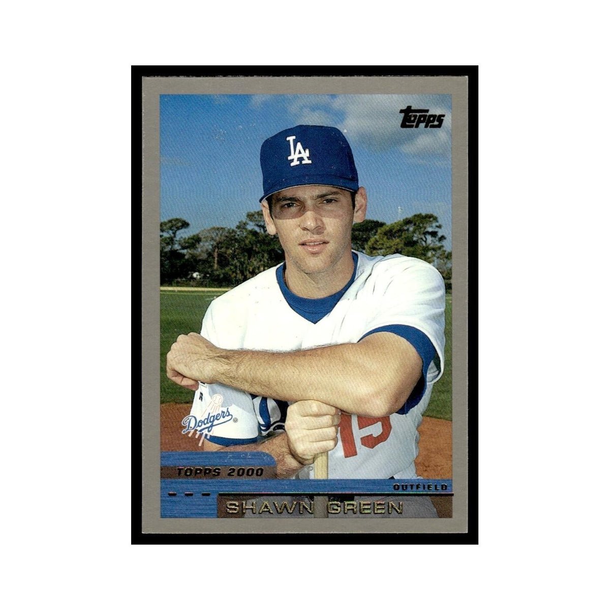 Shawn Green 2000 Topps #410 Los Angeles Dodgers Baseball Card NM