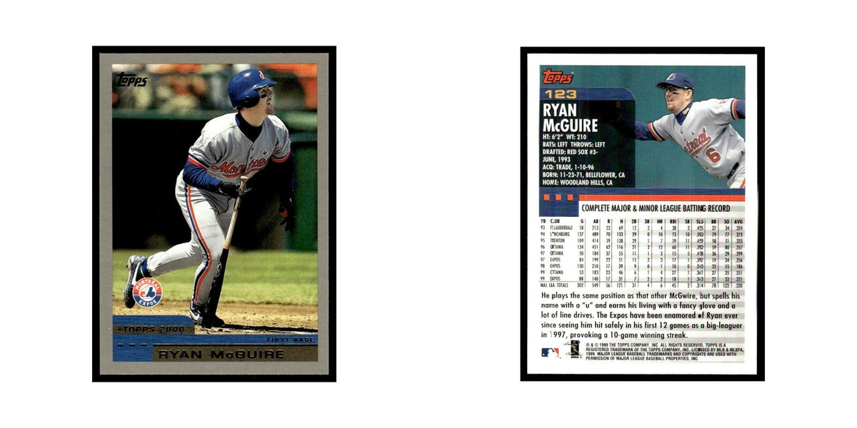 Ryan McGuire 2000 Topps #123 Montreal Expos Baseball Card NM