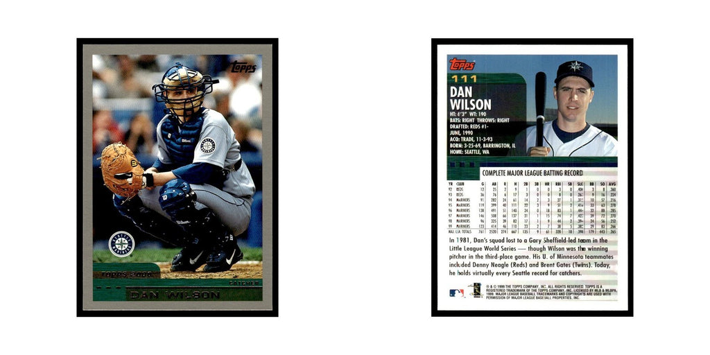 Dan Wilson 2000 Topps #111 Seattle Mariners Baseball Card NM