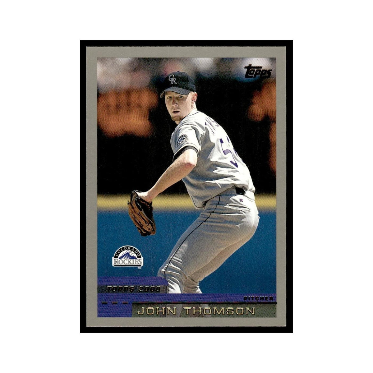 John Thomson 2000 Topps #371 Colorado Rockies Baseball Card NM