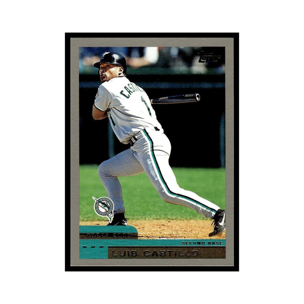 Luis Castillo 2000 Topps #36 Florida Marlins Baseball Card NM