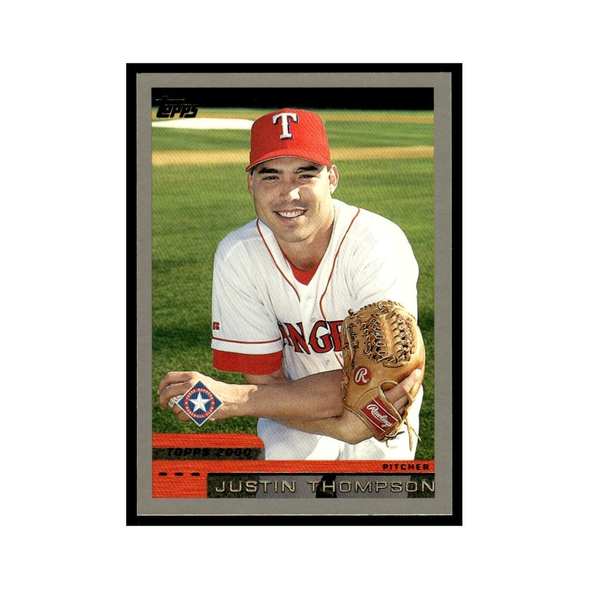 Justin Thompson 2000 Topps #357 Texas Rangers Baseball Card NM