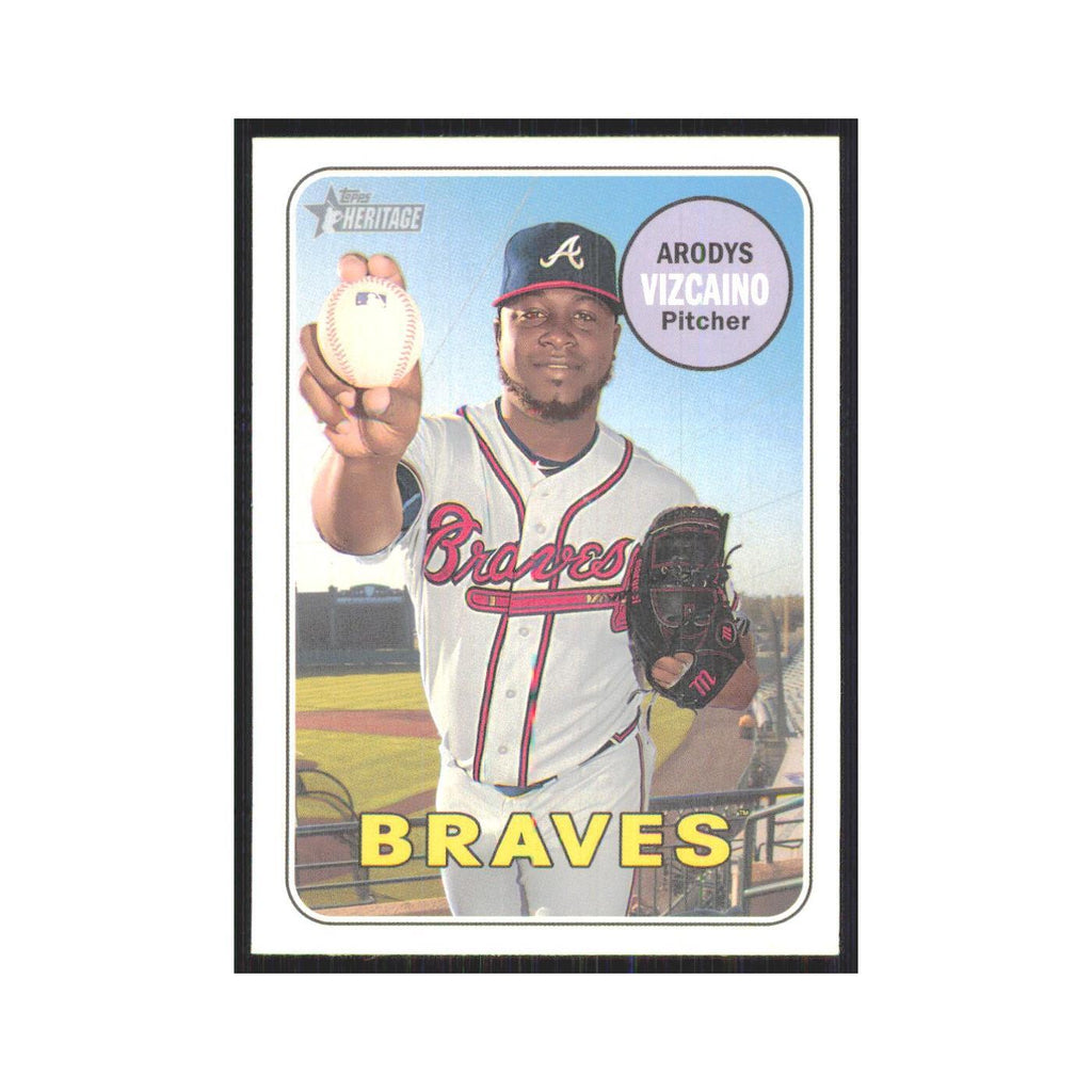 2018 Topps Heritage Arodys Vizcaino Braves #717