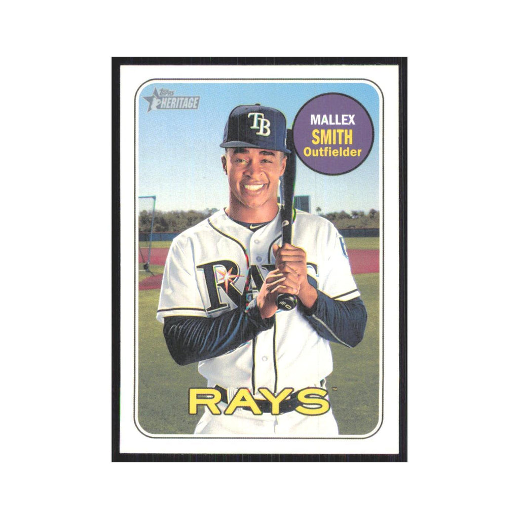 2018 Topps Heritage Mallex Smith Rays #505