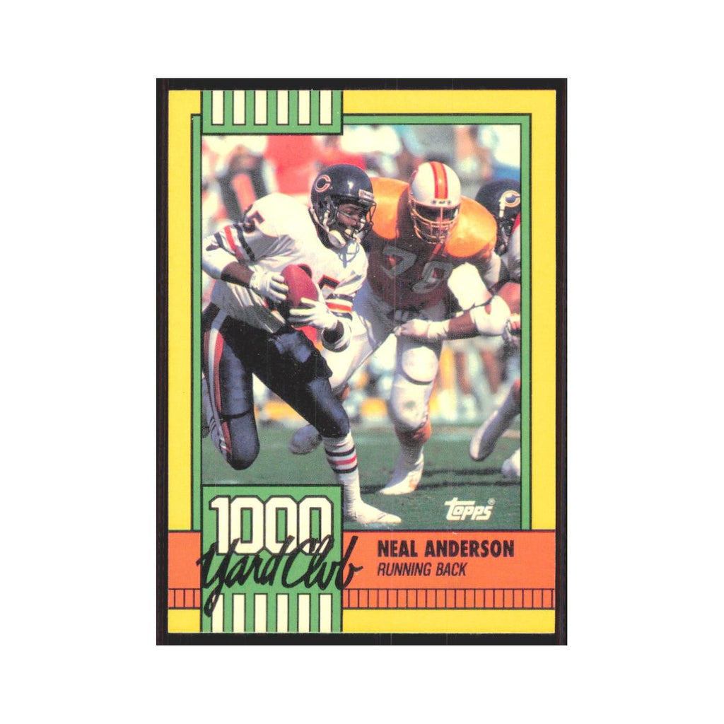 1990 Topps 1000 Yard Club Neal Anderson Bears #8