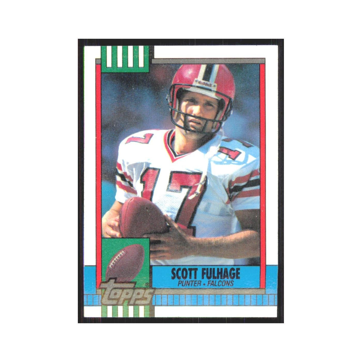 1990 Topps Scott Fulhage Falcons #477