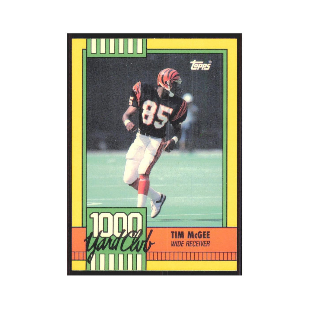 1990 Topps 1000 Yard Club Tim McGee Bengals #15