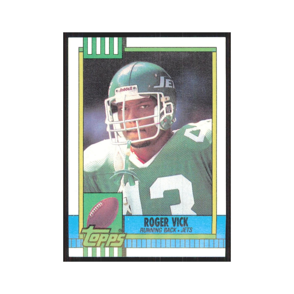 1990 Topps Roger Vick Jets #456