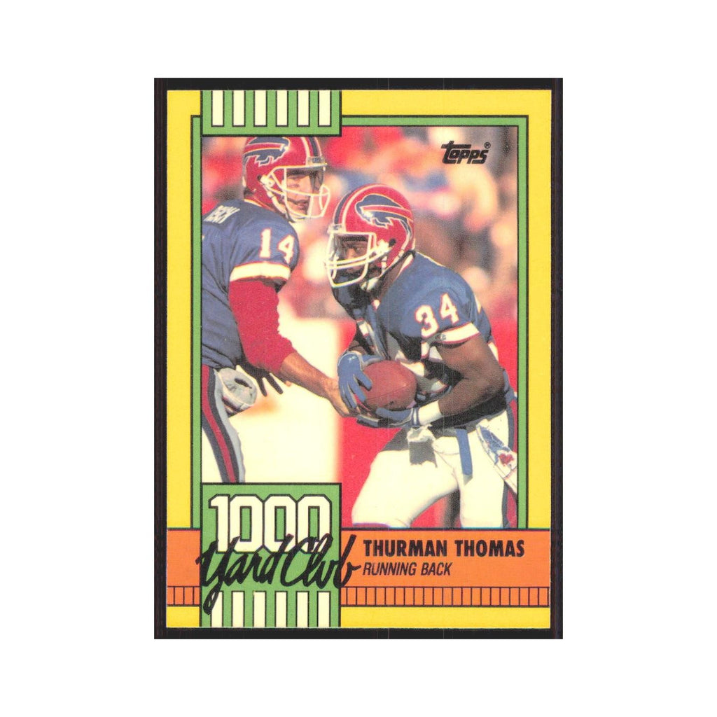 1990 Topps 1000 Yard Club Thurman Thomas Bills #11