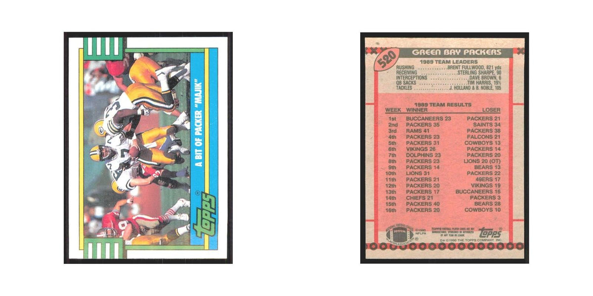 1990 Topps Packers Team Packers #520