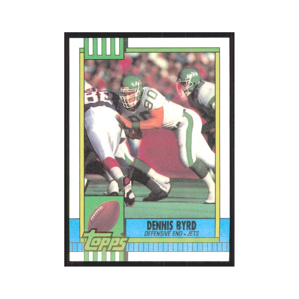 1990 Topps Dennis Byrd RC Jets #458