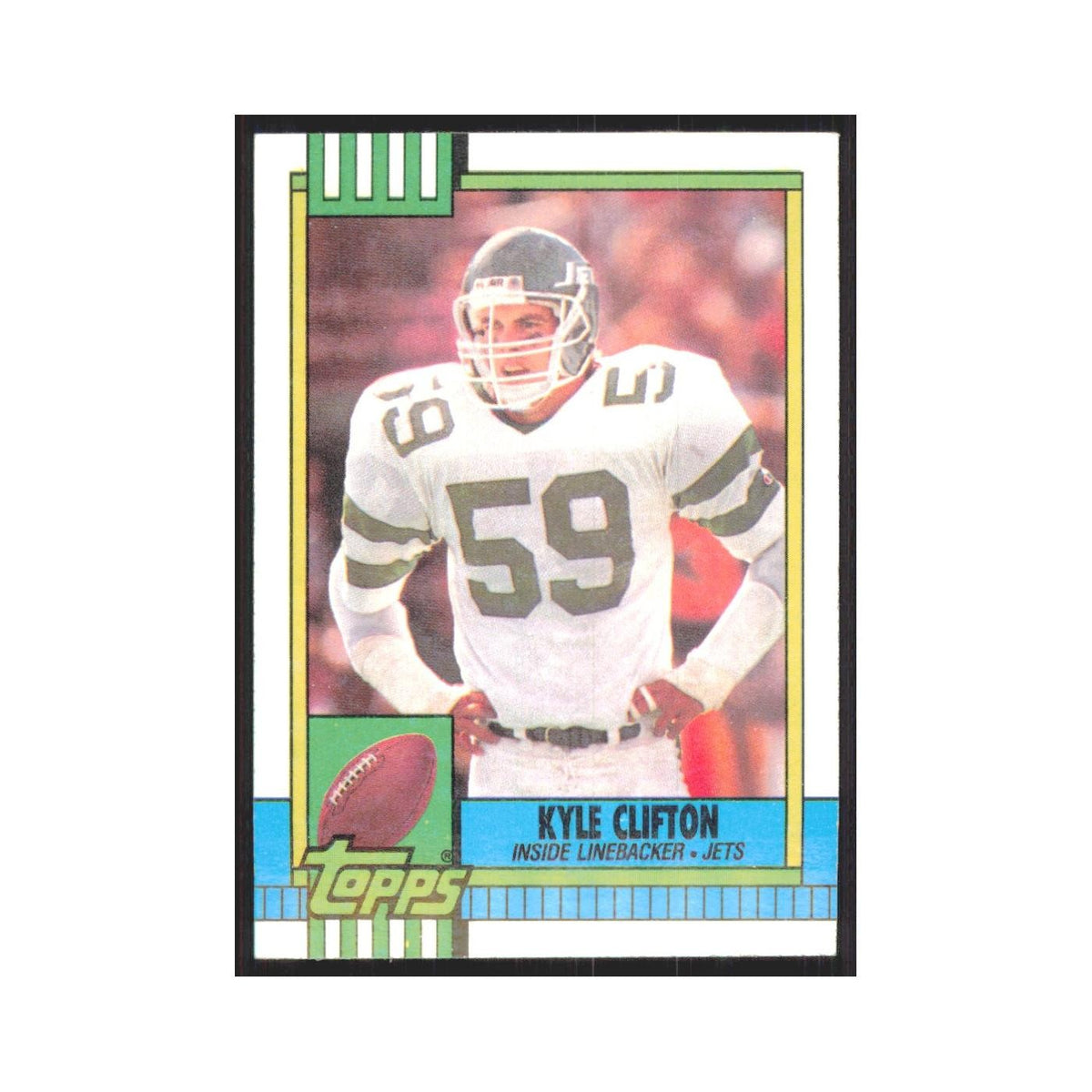 1990 Topps Kyle Clifton Jets #462