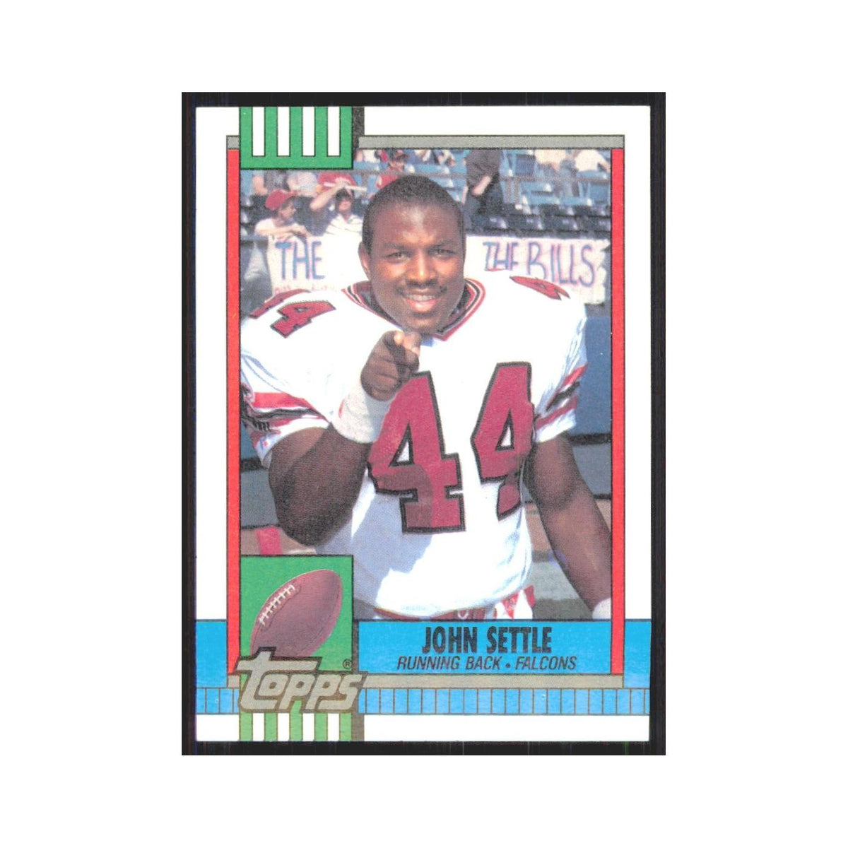 1990 Topps John Settle Falcons #473