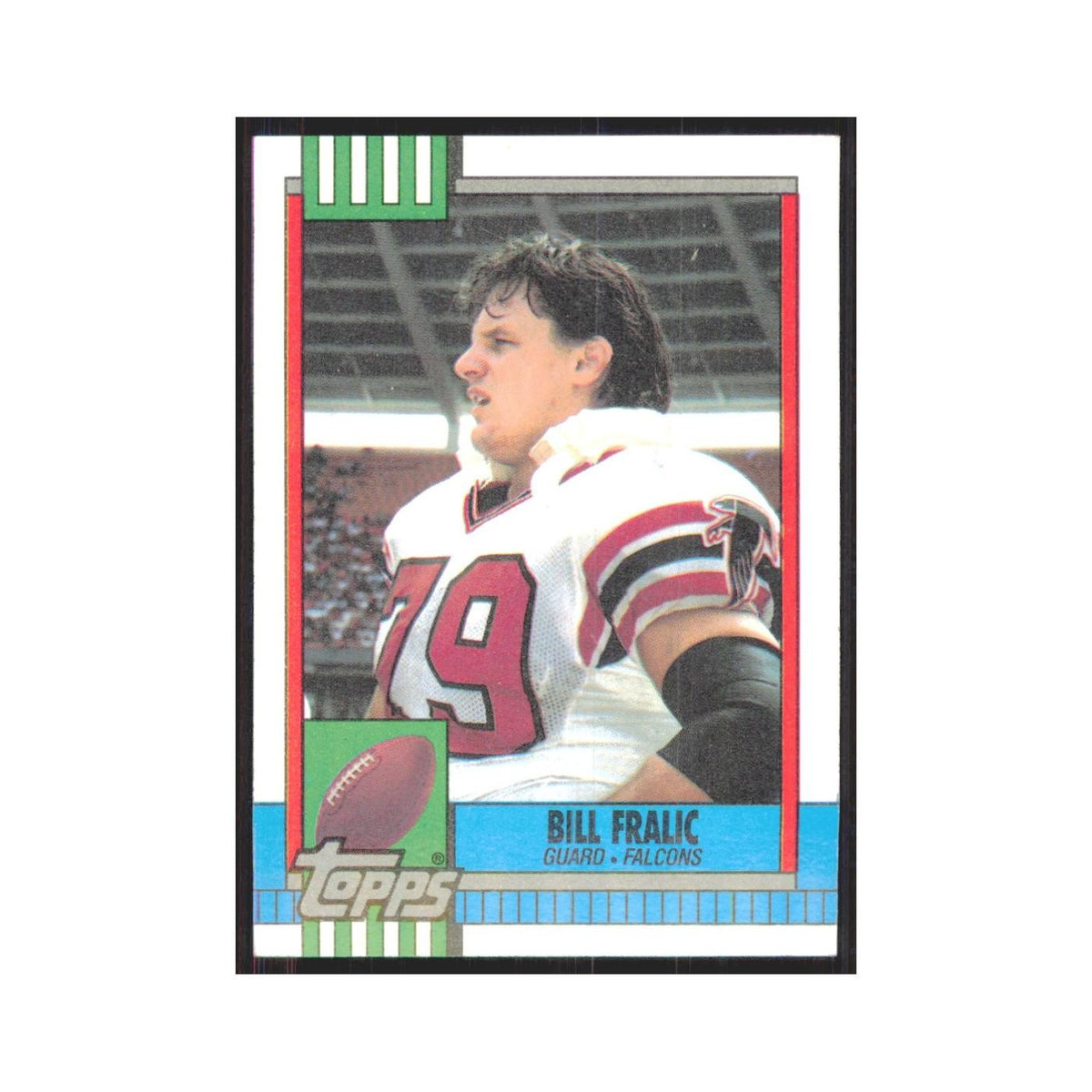 1990 Topps Bill Fralic Falcons #478