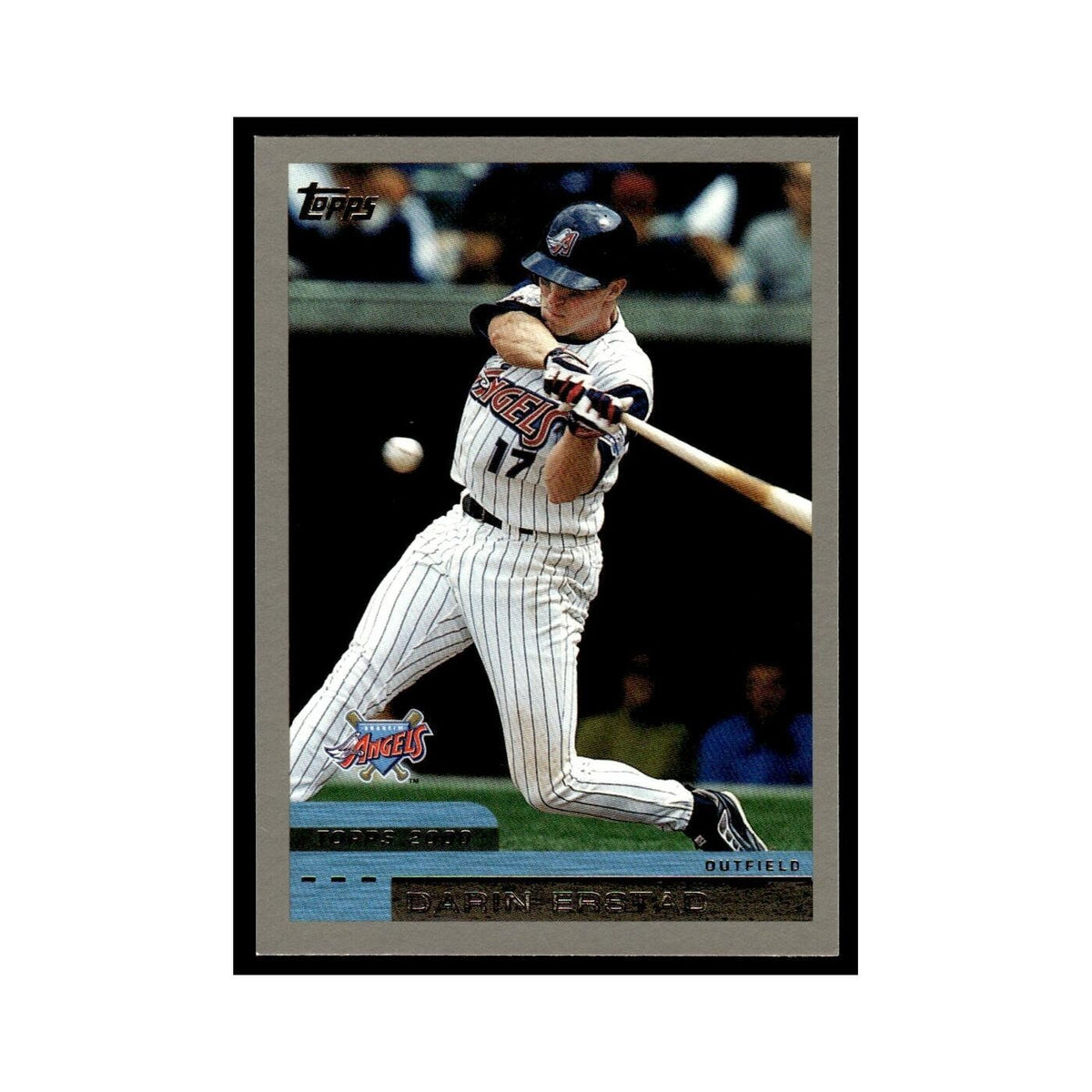 Darin Erstad 2000 Topps #25 Anaheim Angels Baseball Card NM