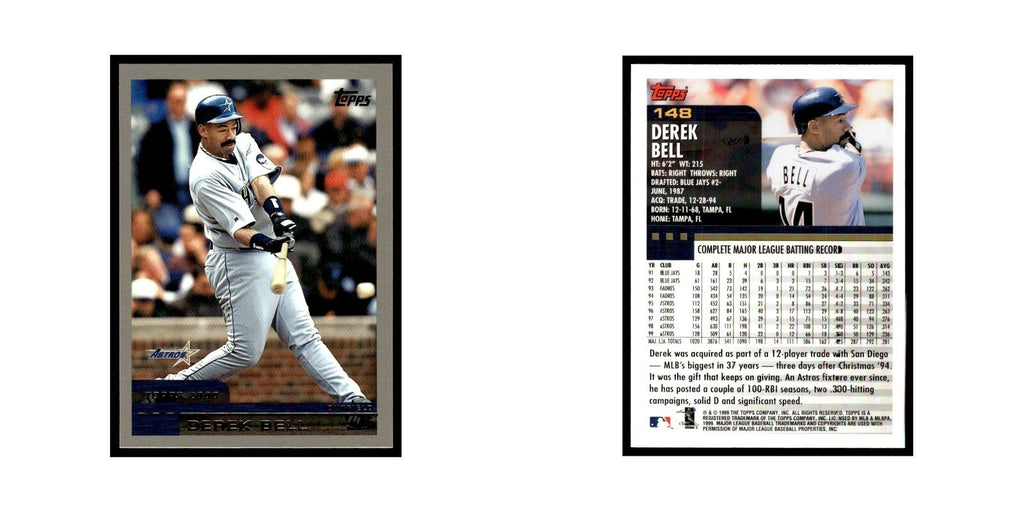 Derek Bell 2000 Topps #148 Houston Astros Baseball Card NM