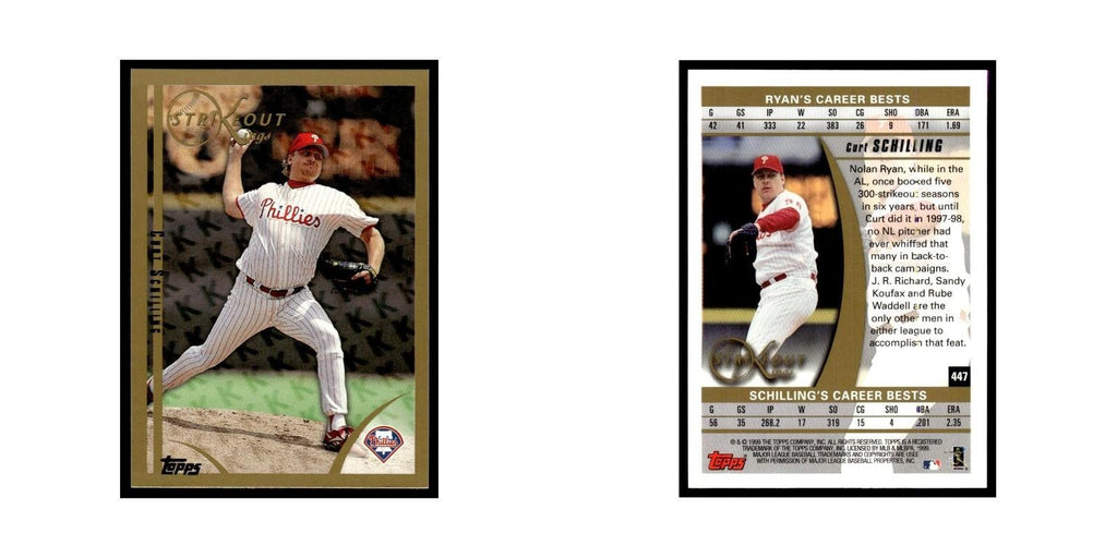 Curt Schilling 1999 Topps #447 Philadelphia Phillies Baseball Card NM