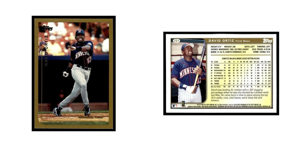 David Ortiz 1999 Topps #291 Minnesota Twins Baseball Card NM