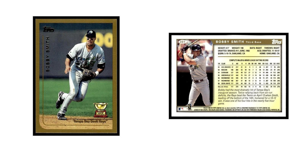Bobby Smith 1999 Topps #391 Tampa Bay Devil Rays Baseball Card NM