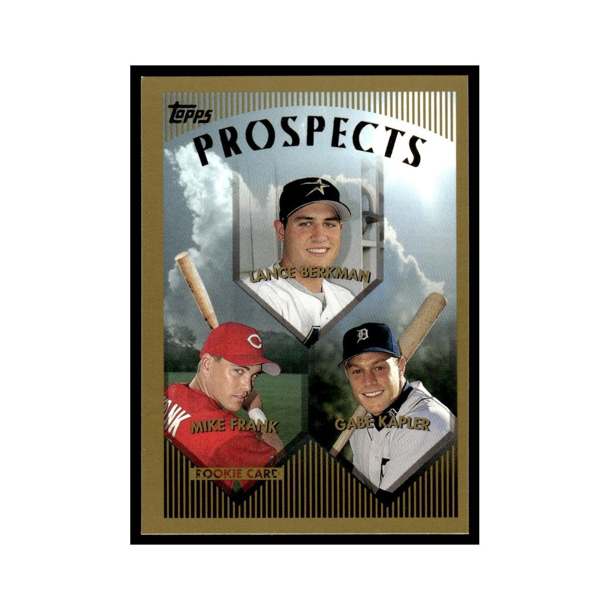 Lance Berkman Mike Frank Gabe Kapler 1999 Topps #205 Baseball Card NM