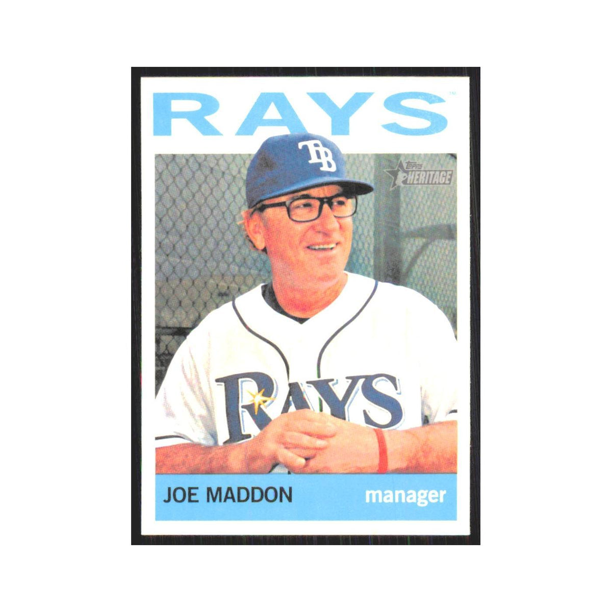 2013 Topps Heritage Joe Maddon Rays #27