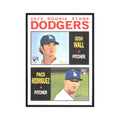 2013 Topps Heritage Josh Wall/Paco Rodriguez RC Dodgers #14