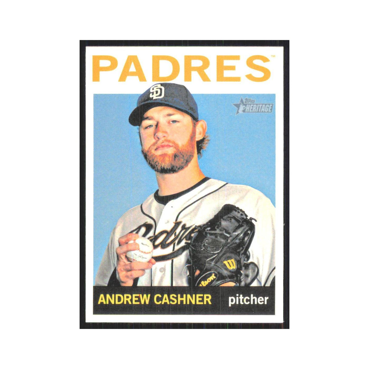 2013 Topps Heritage Andrew Cashner Padres #25