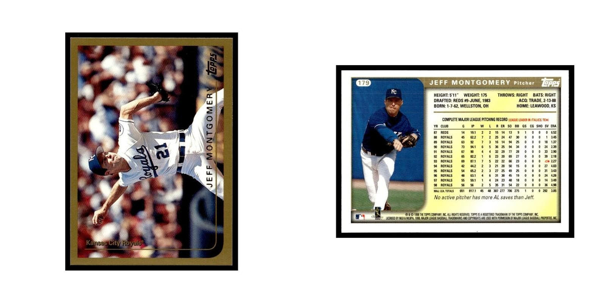 Jeff Montgomery 1999 Topps #179 Kansas City Royals Baseball Card NM