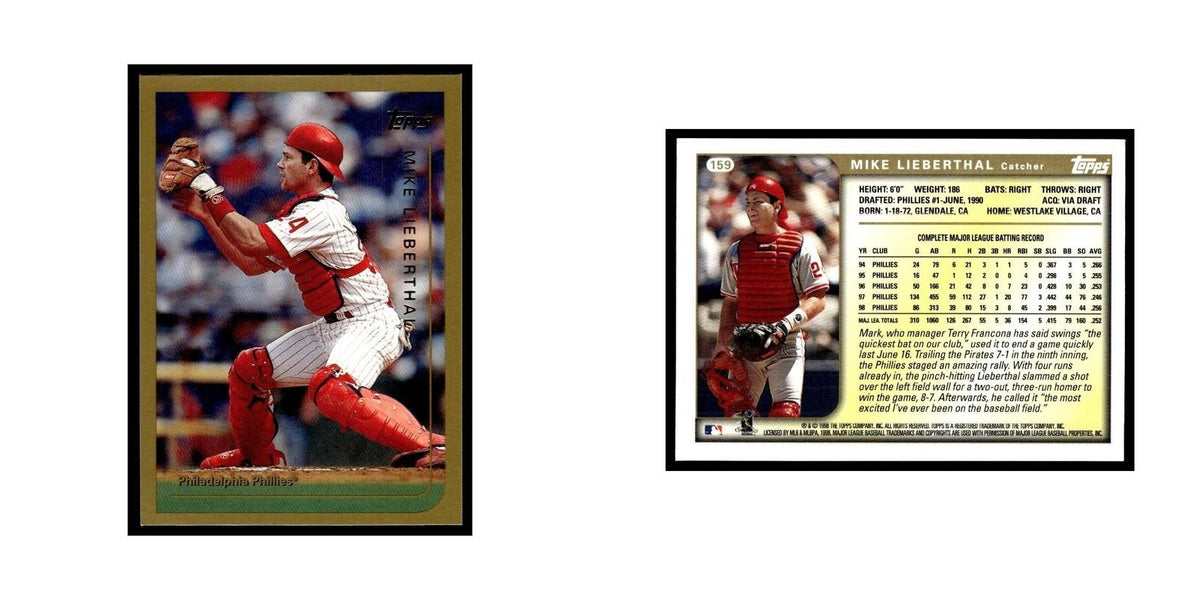 Mike Lieberthal 1999 Topps #159 Philadelphia Phillies Baseball Card NM